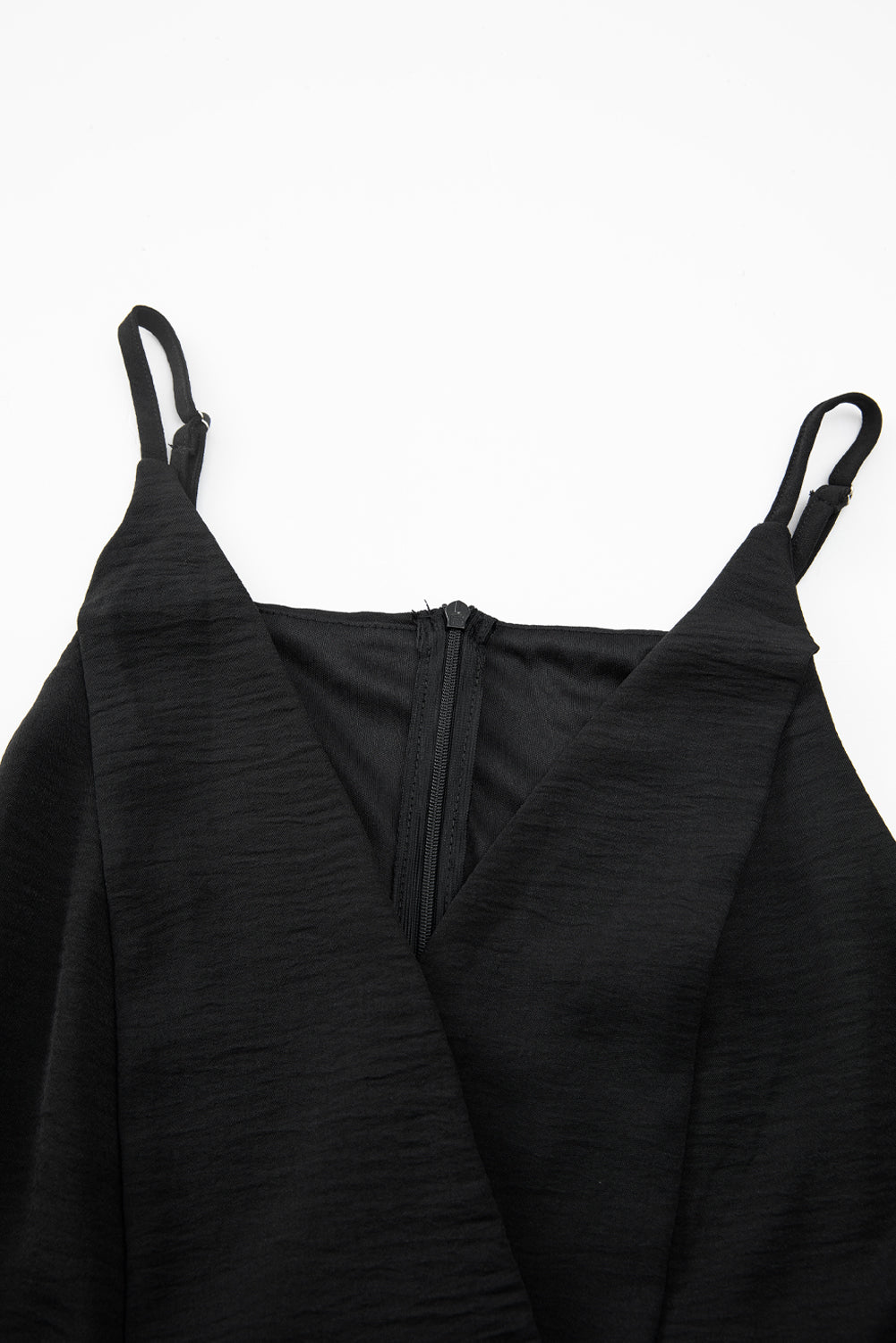 Solstice Drawstring Jumpsuit — Wide-Leg Spaghetti Strap One-Piece