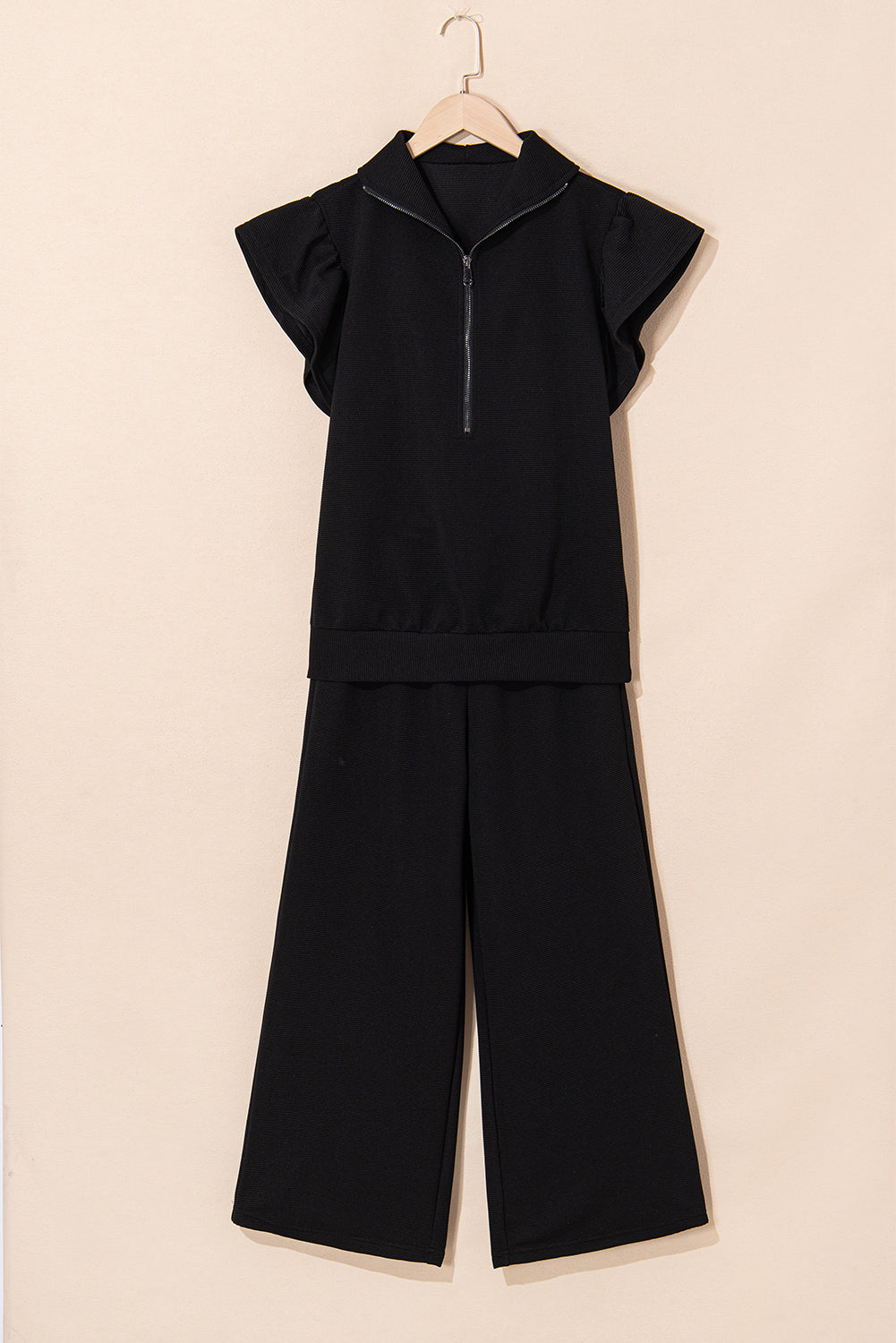 The Falling Leaves Wide Leg Pants Set