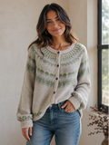 The Timber regular-fit  button-front Bear Cardigan For Women
