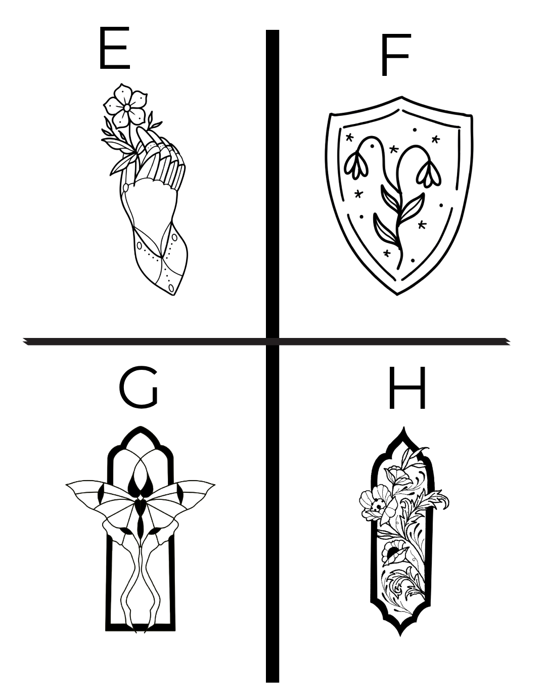 Tough Phone Case — Obscura Ink Shield Design