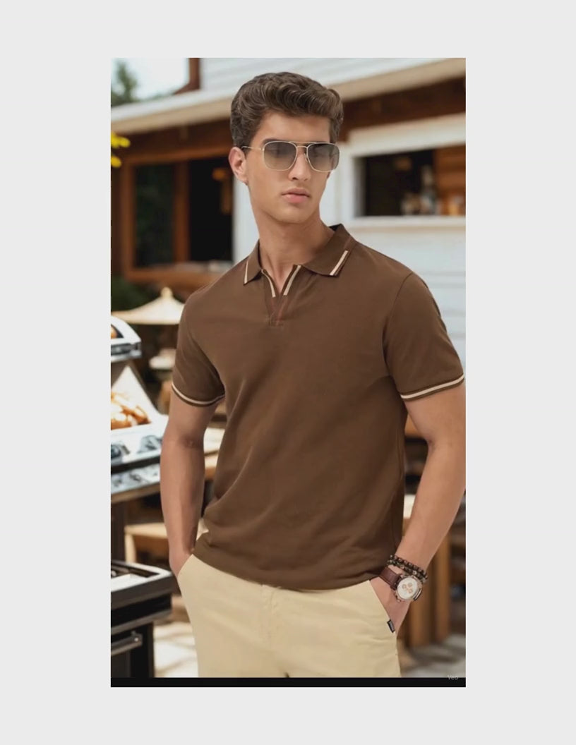 Men’s Printed Polo — Refined Summer Shirt