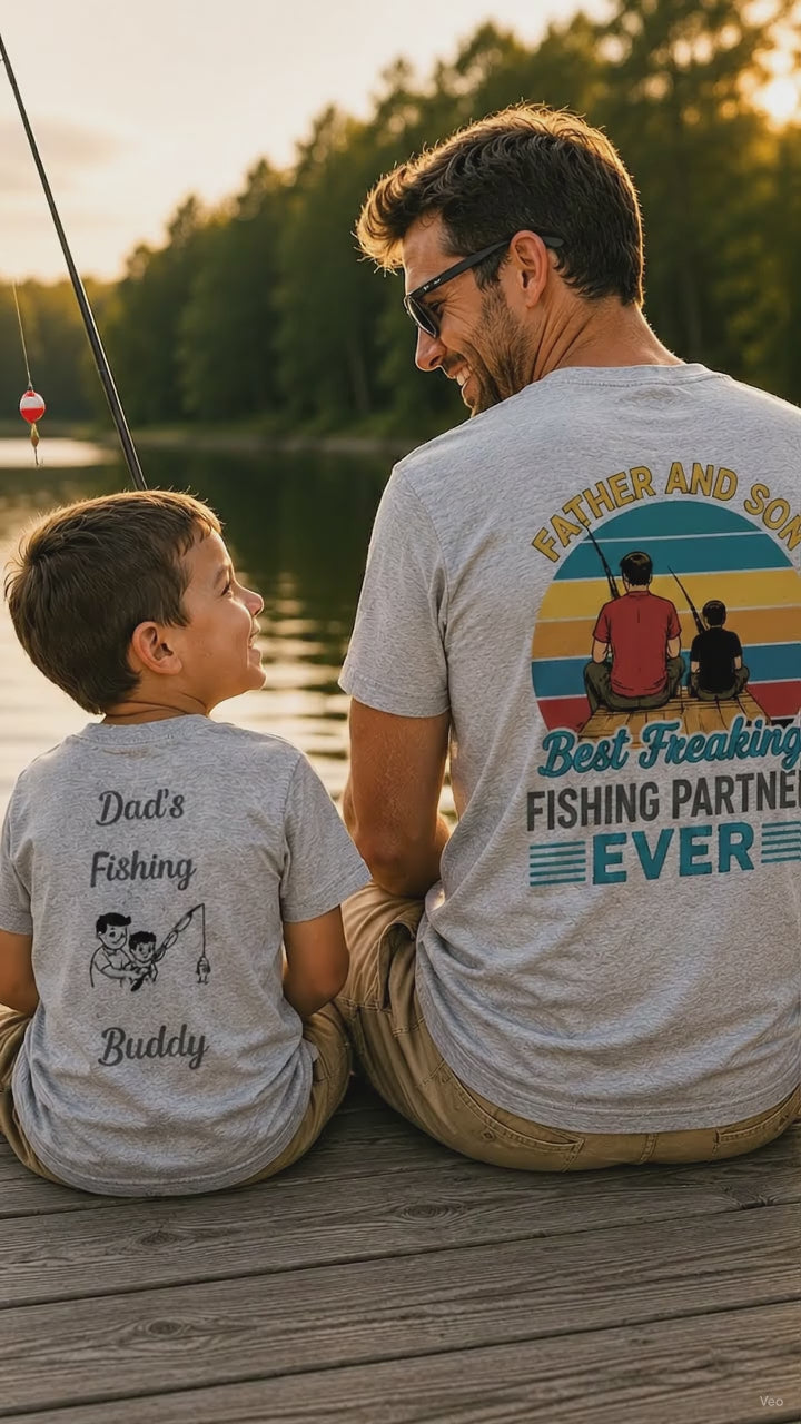 Father and Son Fishing Partner Tee - Best Fishing Partner Ever
