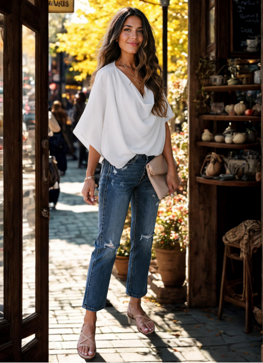 The Celeste Chiffon Blouse For Women